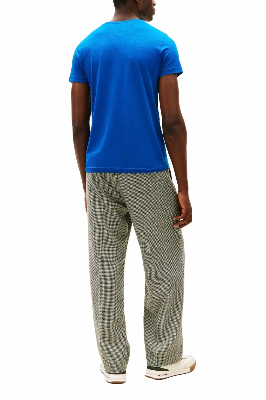 TOMMY HILFIGER - Men's stretch slim T-shirt with logo - Size XL